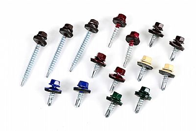 Hex washer head self drilling screw